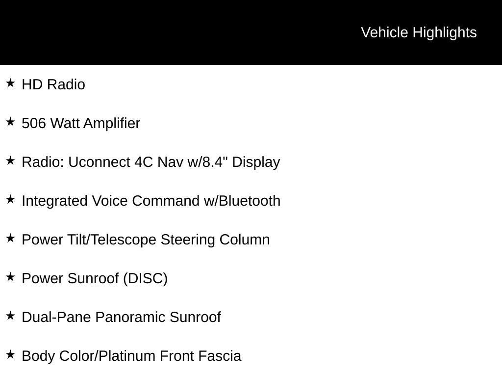 2018 Jeep Grand Cherokee Sterling Edition 4x4