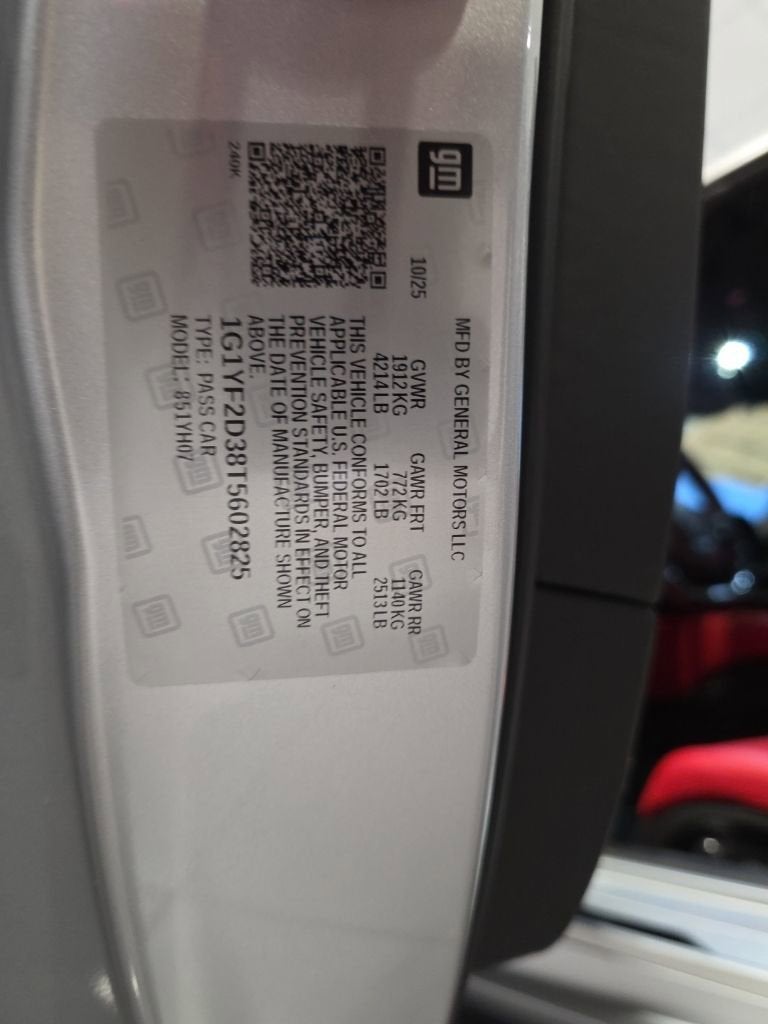 2026 Chevrolet Corvette Z06 3LZ