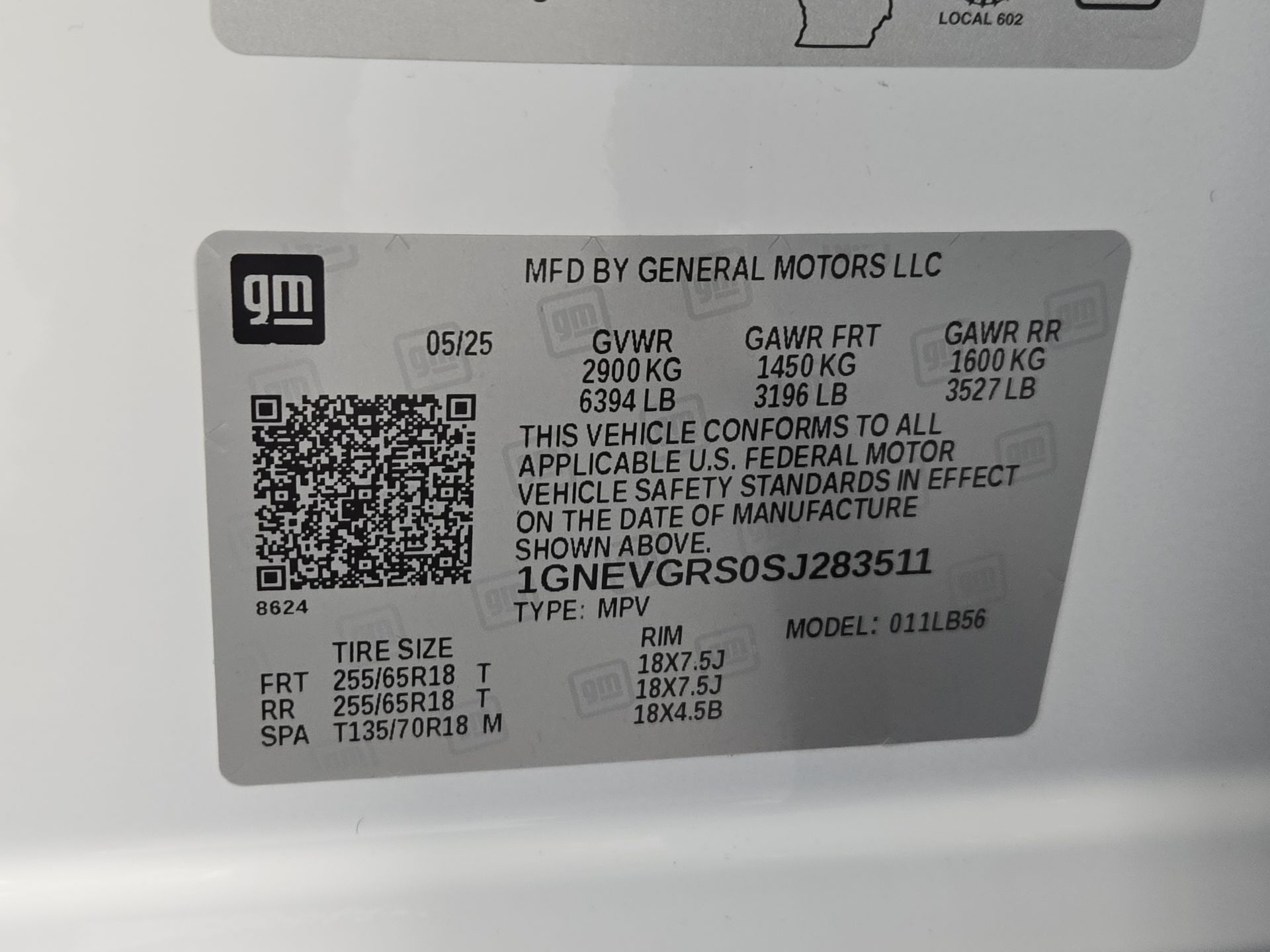 2025 Chevrolet Traverse LT