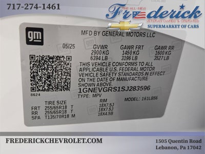 2025 Chevrolet Traverse LT