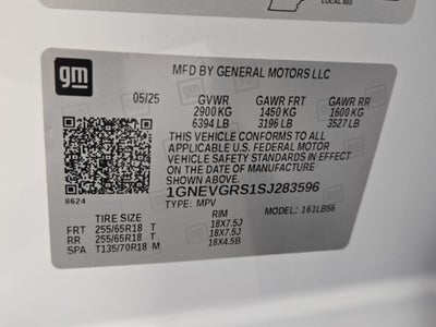 2025 Chevrolet Traverse LT