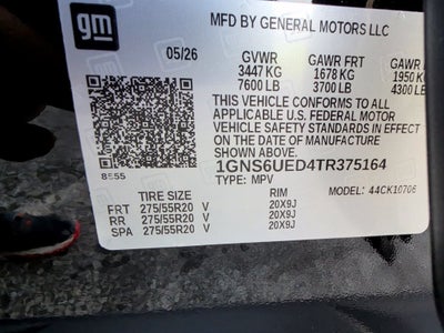 2026 Chevrolet Tahoe Police Package Commercial