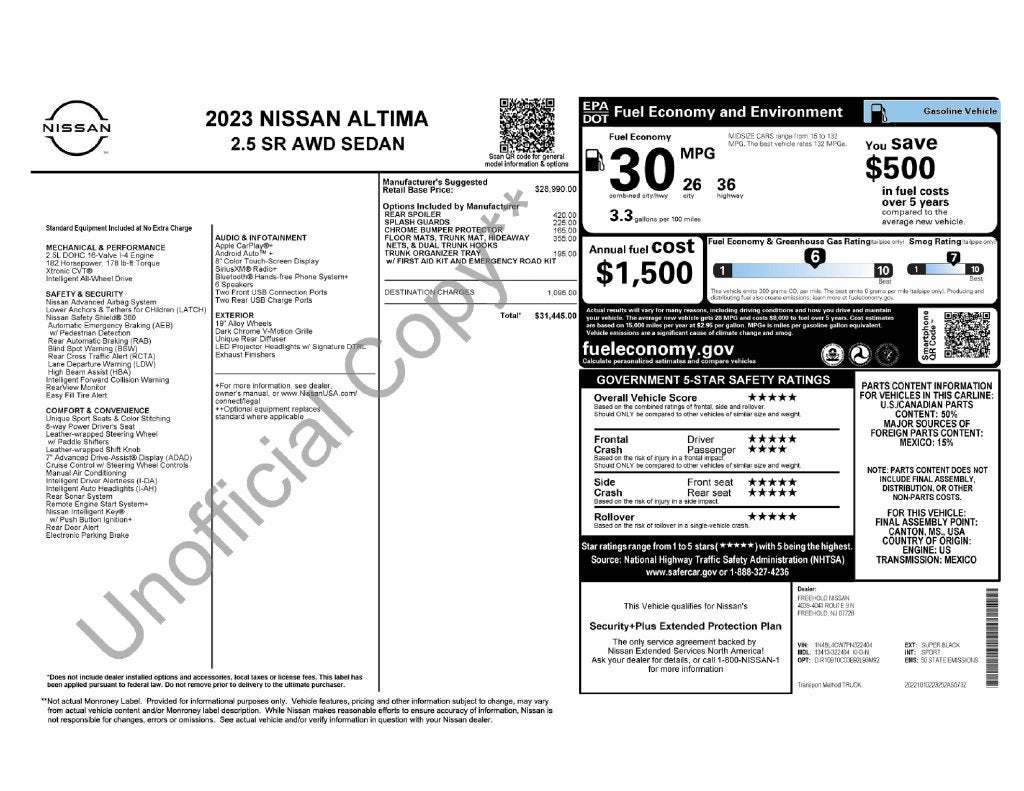 2023 Nissan Altima SR - Photo 24