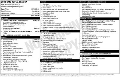 2023 GMC Terrain SLE