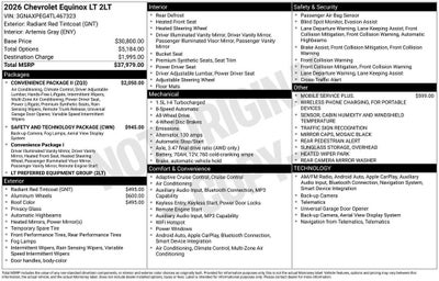 2026 Chevrolet Equinox LT