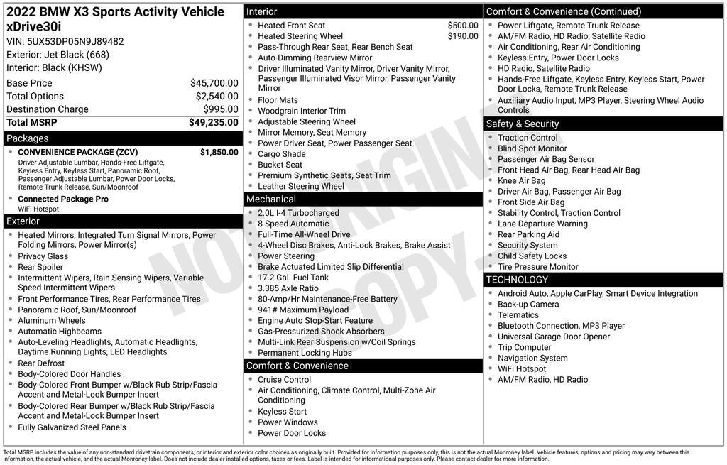 2022 BMW X3 30i - Photo 22