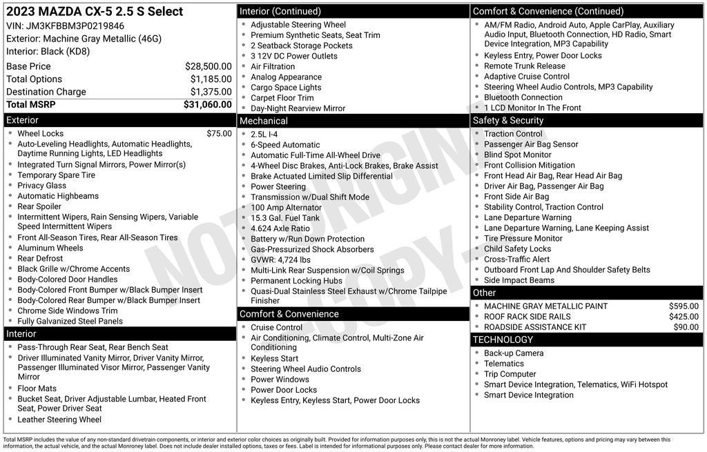 2023 Mazda Mazda CX-5 2.5 S Select