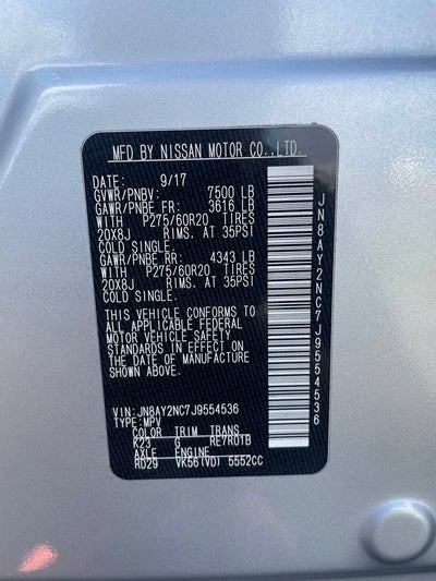 2018 Nissan Armada SL