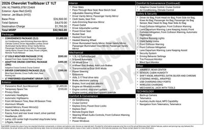2026 Chevrolet Trailblazer LT